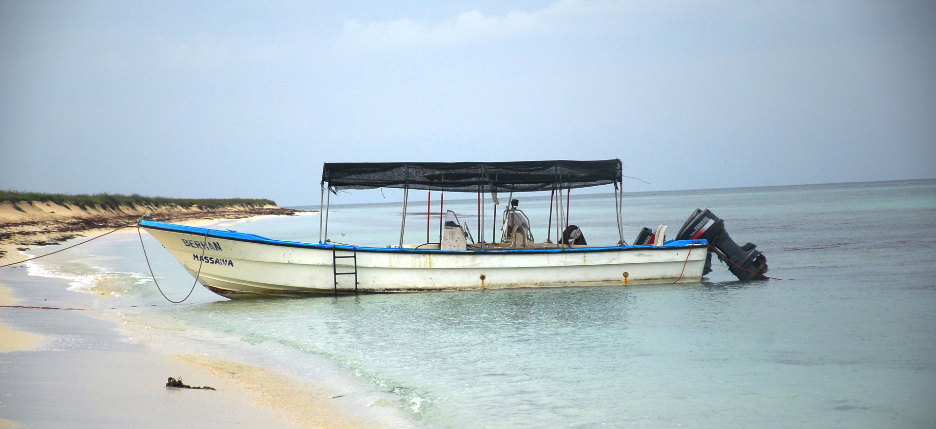 Boat on the shores of Massawa - Eritrea holidays and tours