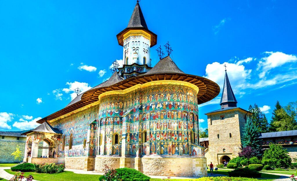 Painted monasteries at Bucovina, Romania