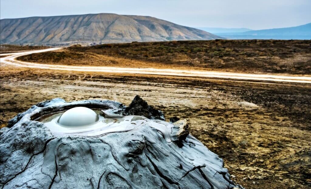 Gobustan - Mud volcano in Azerbaijan