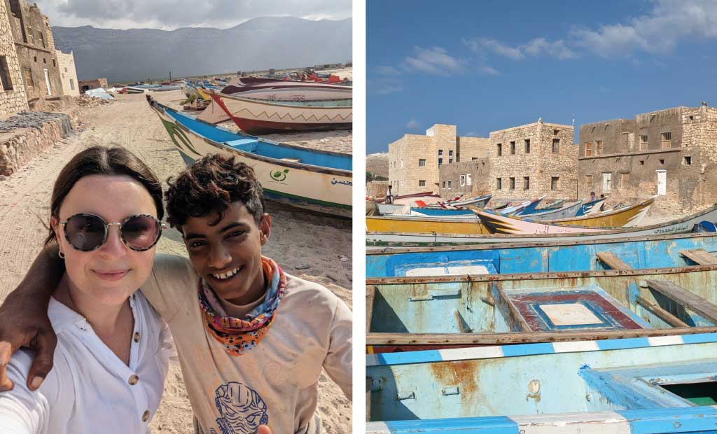 NET Travel consultant visiting Socotra - with local guide