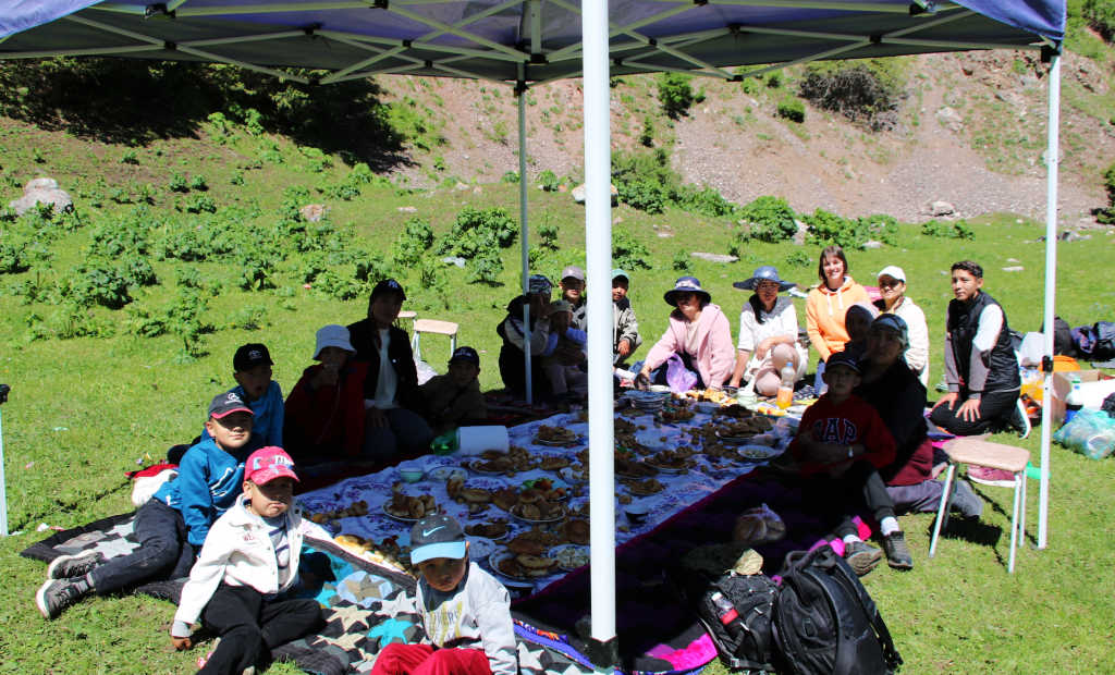 Family picnic, Kyrgyzstan