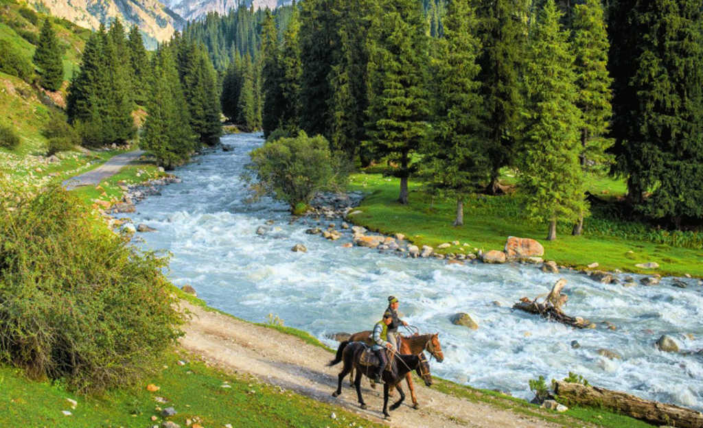 Central Asia landscape