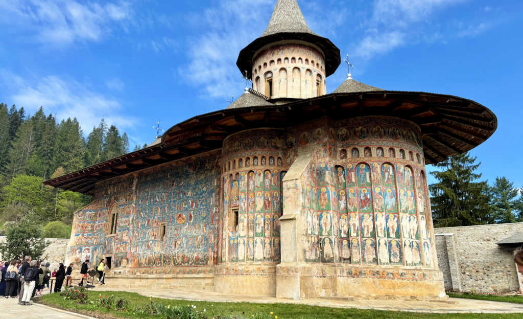 Bucovina painted monastery, visit in Romania